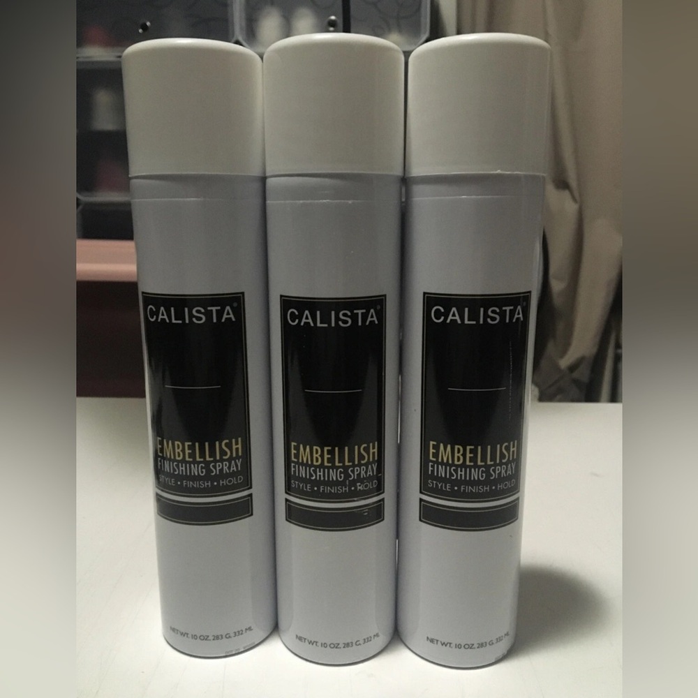 3 pack Calista Embellish Finishing Spray 10oz